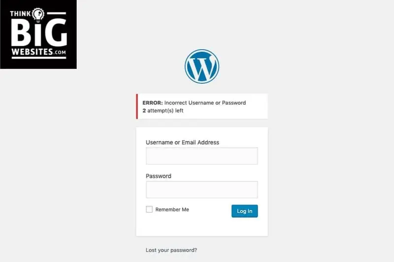 Limiting WordPress login attempts to prevent brute force attacks